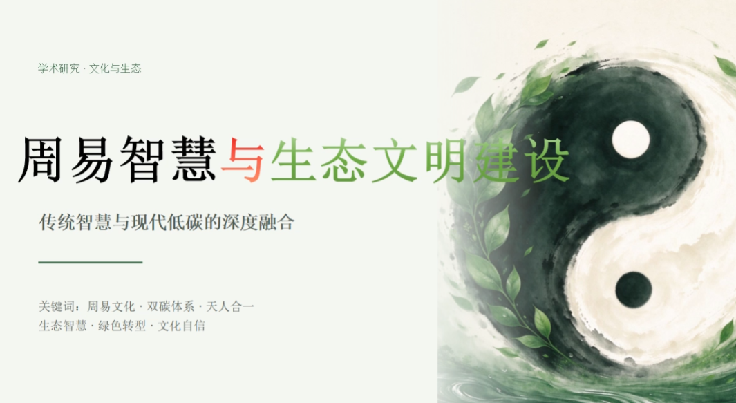 公益专题：易经智慧与双碳创新